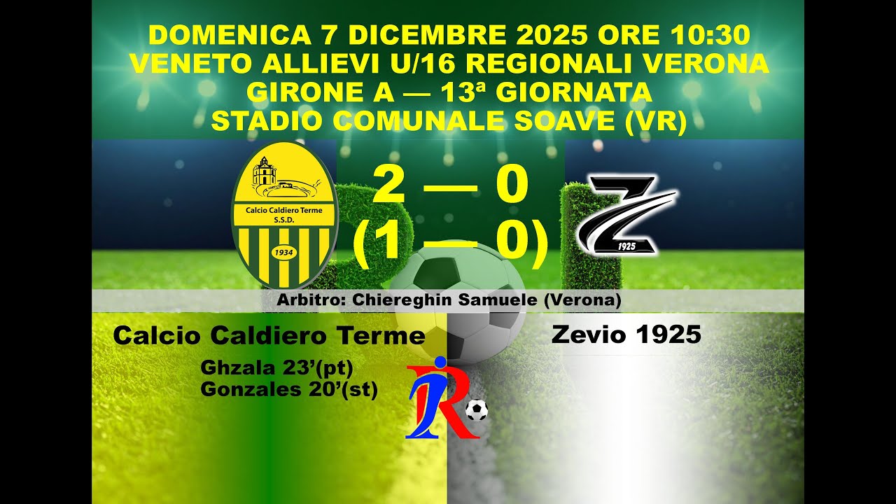 2025/12/07 Calcio Caldiero Terme - Zevio 1925