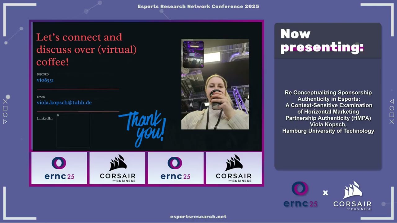 Reconceptualizing Sponsorship Authenticity in Esports – Kopsch (ERNC25)