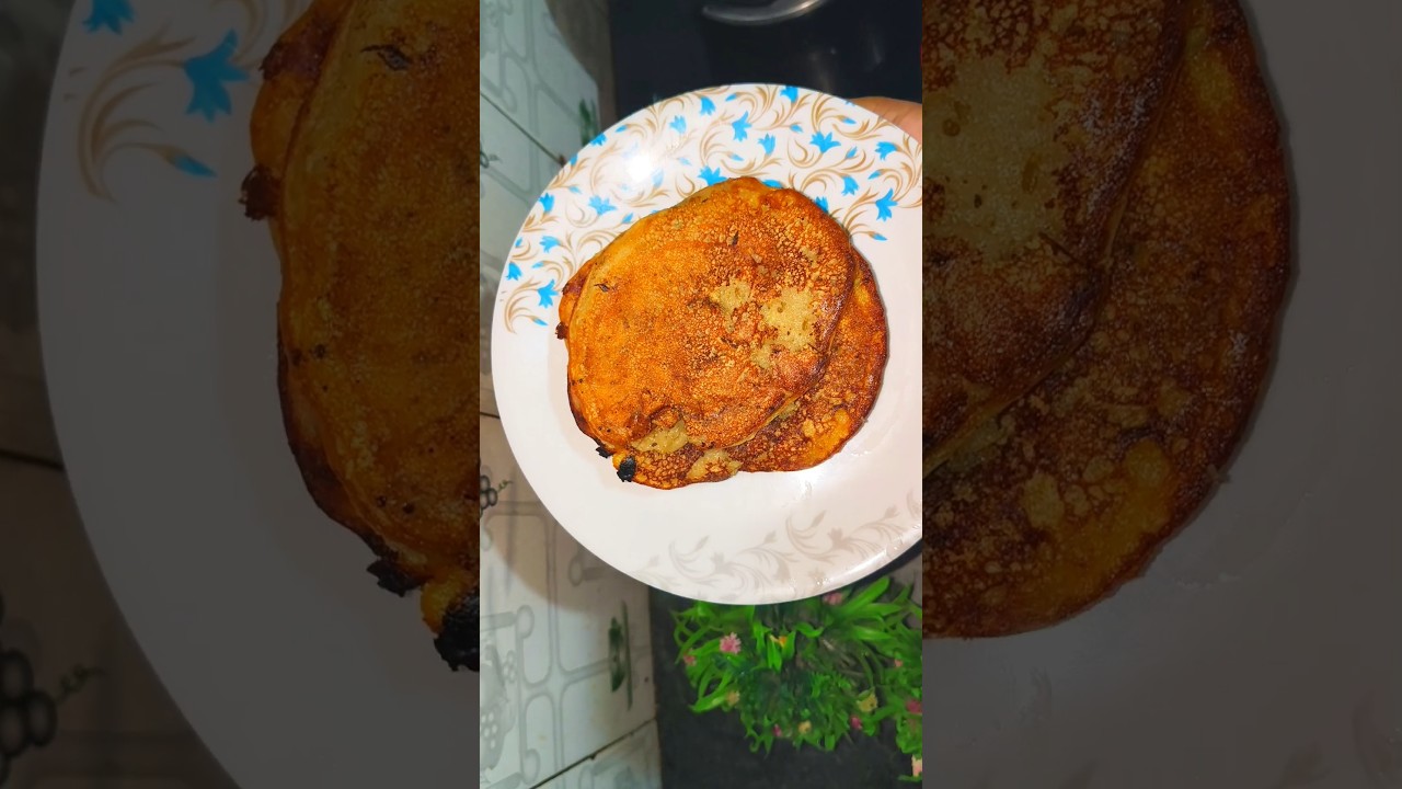 viral recipe*Banana pan cake*