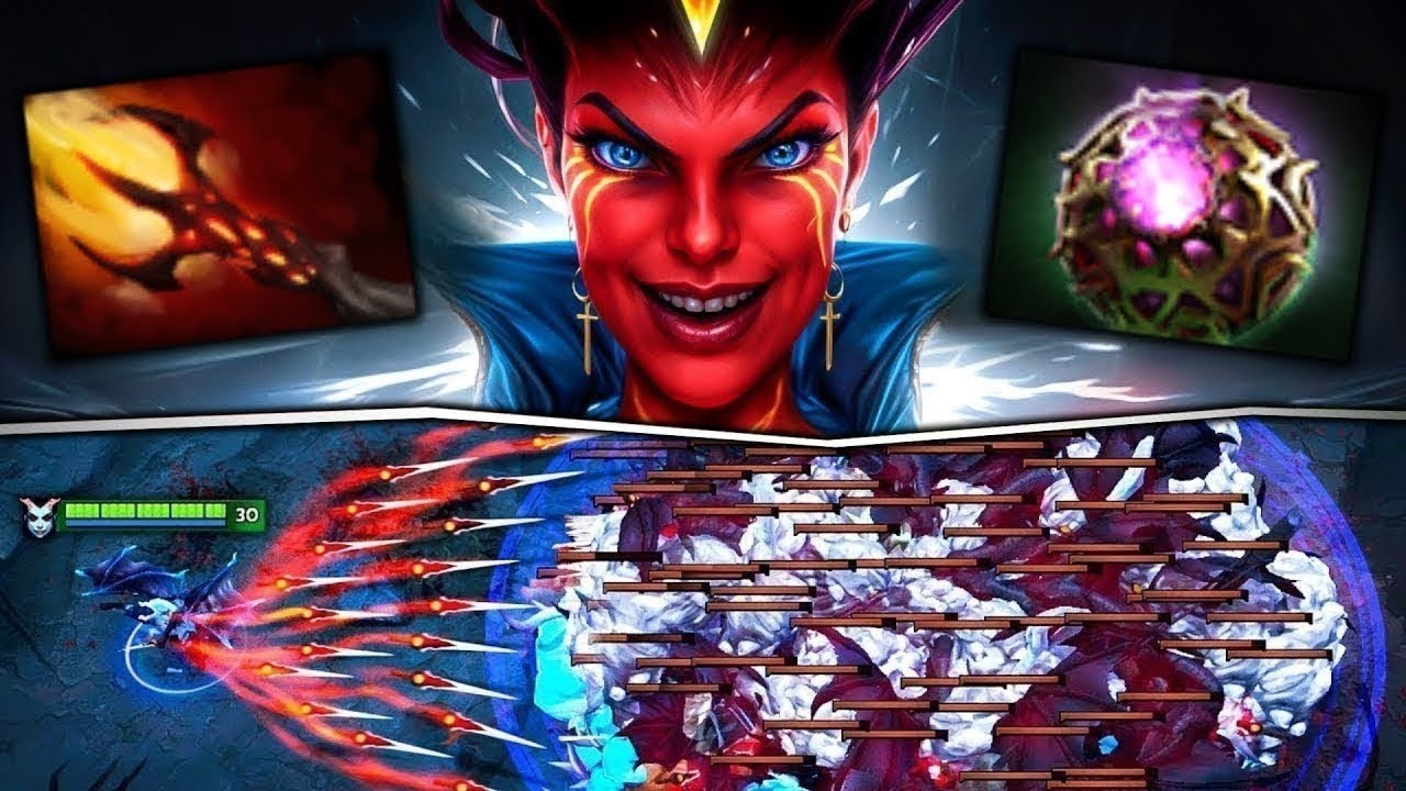 45 Kills Queen of Pain One Shot Build 🔥🔥🔥 Mid Lane | Dota 2 Gameplay