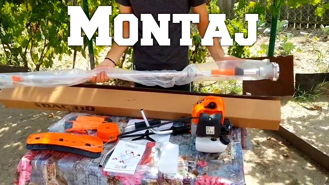 Montajul motocoasei RURIS DAC 310 / tutorial