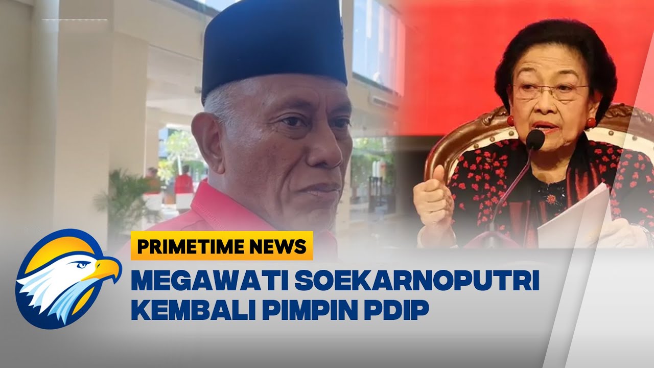 Megawati Terpilih Kembali Menjadi Ketum PDIP 2025-2030 - [Primetime News]