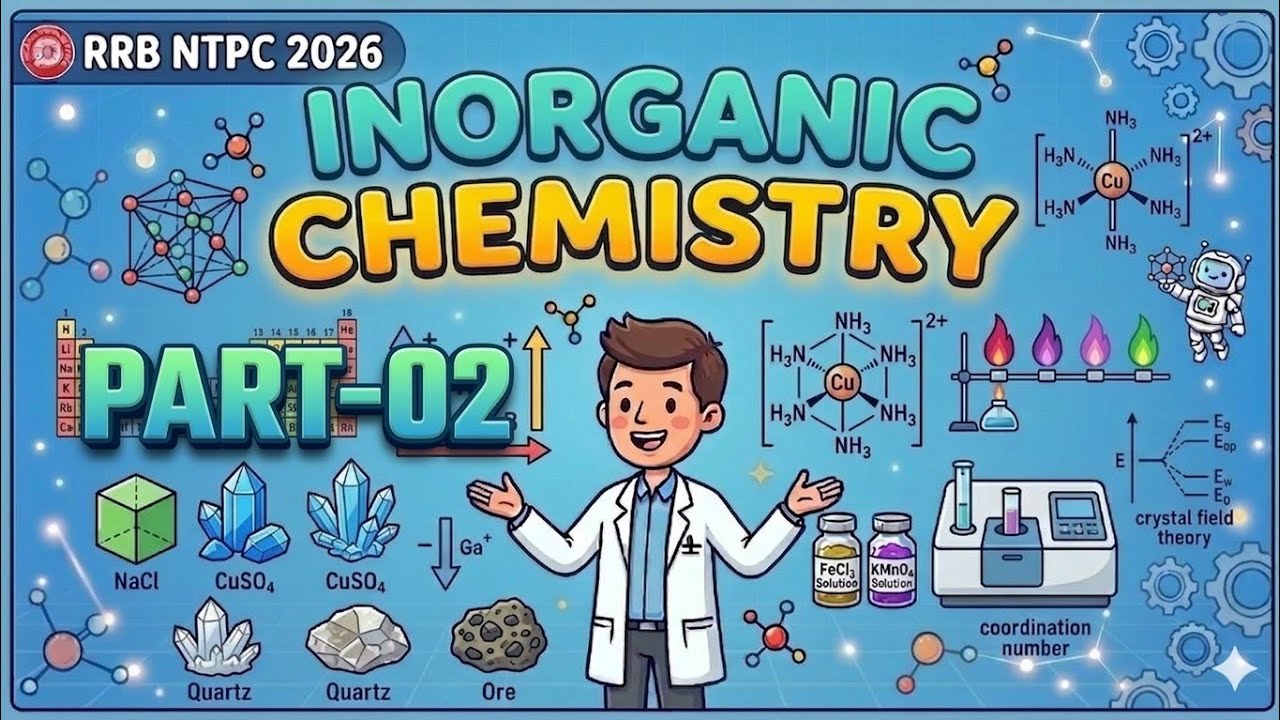 RRB NTPC GK/GS 2026 | INORGANIC CHEMISTRY PART-02 | BY ABHAYASH ACADEMY  #ntpc #railway