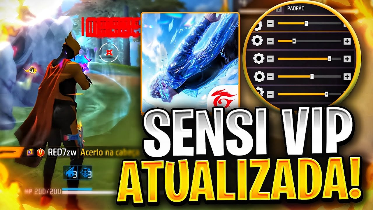 DEPOIS DA ATUALIZA&Ccedil;&Atilde;O!🔥 A MELHOR SENSIBILIDADE para SUBIR CAPA na NOVA ATUALIZA&Ccedil;&Atilde;O do FREE FIRE!