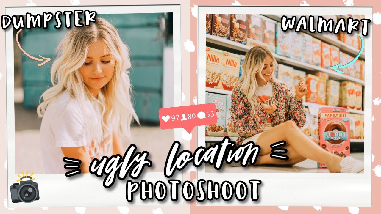 UGLY LOCATION PHOTOSHOOT CHALLENGE PT 2! | Aspyn Ovard