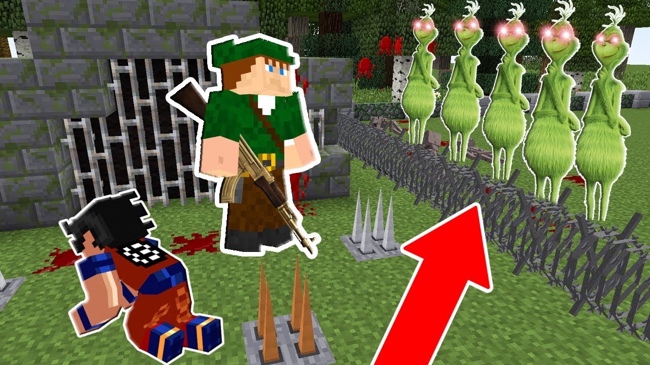 FUJA DO ESCONDERIJO 100% SECRETO DO GRINCH NO MINECRAFT!!