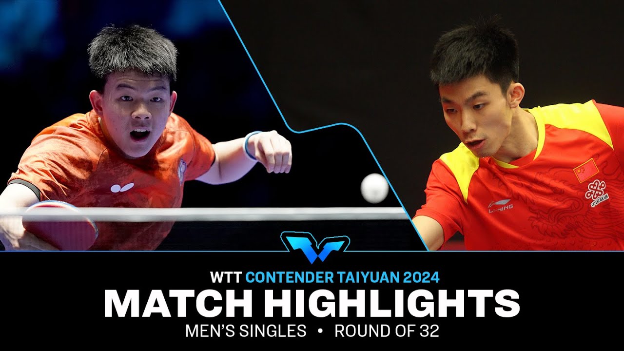 Kao Cheng Jui vs Zhou Kai | MS R32 | WTT Contender Taiyuan 2024