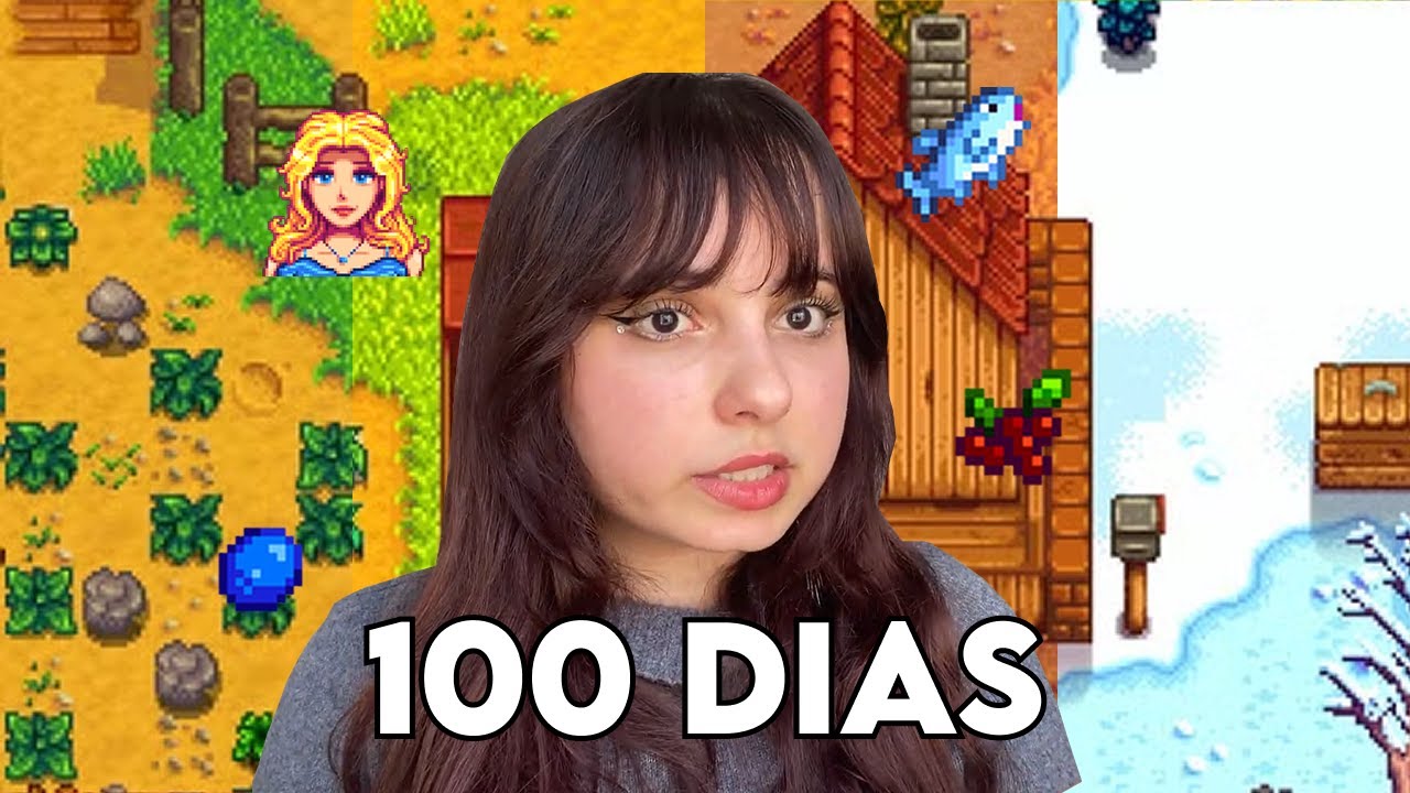 eu joguei 100 dias de stardew valley