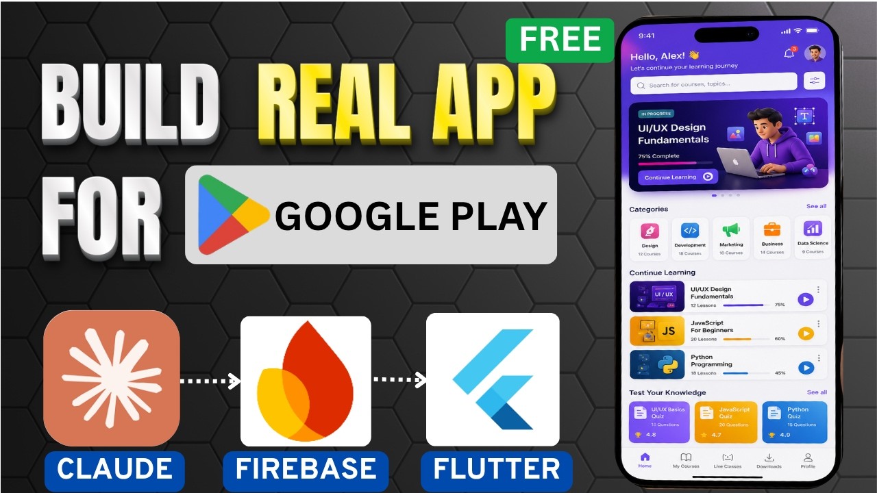 Claude AI: Build Full-Stack Android App WITHOUT Android Studio | Full Tutorial (Hindi)