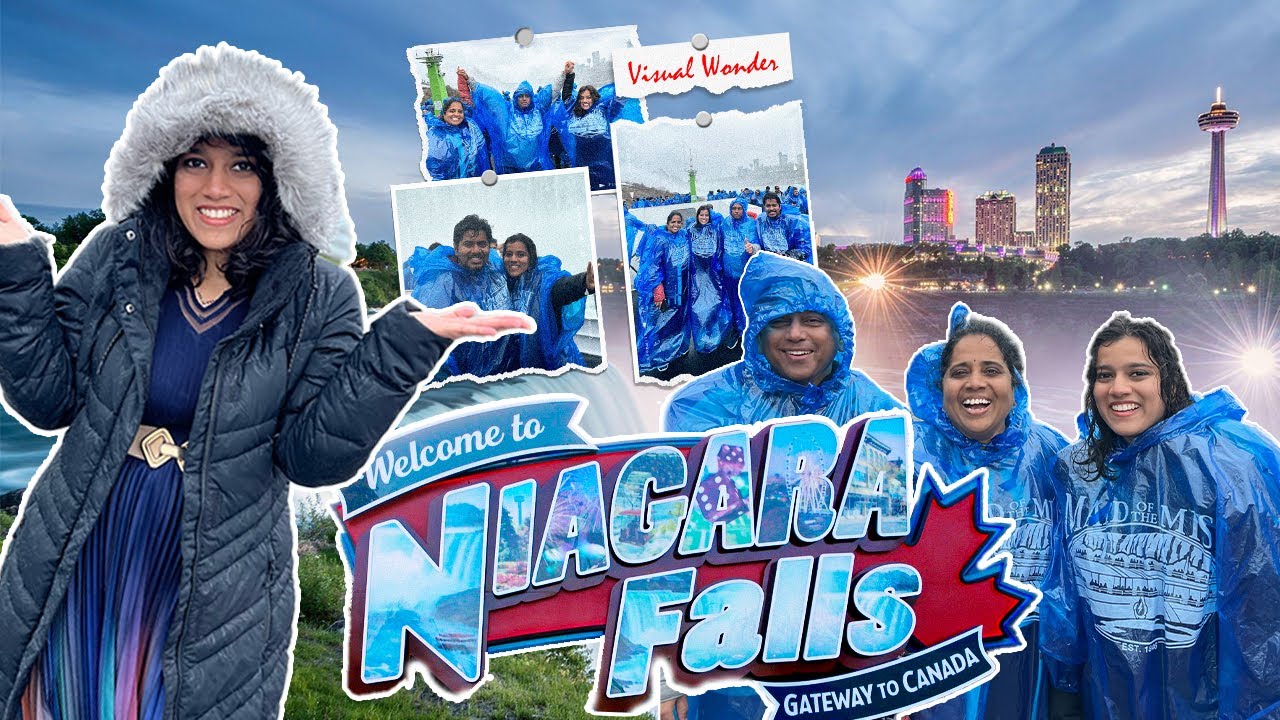 Niagara Falls Maid of the Mist Boat ride | We Completely drenched in water  | Namani Srilahari Vlogs