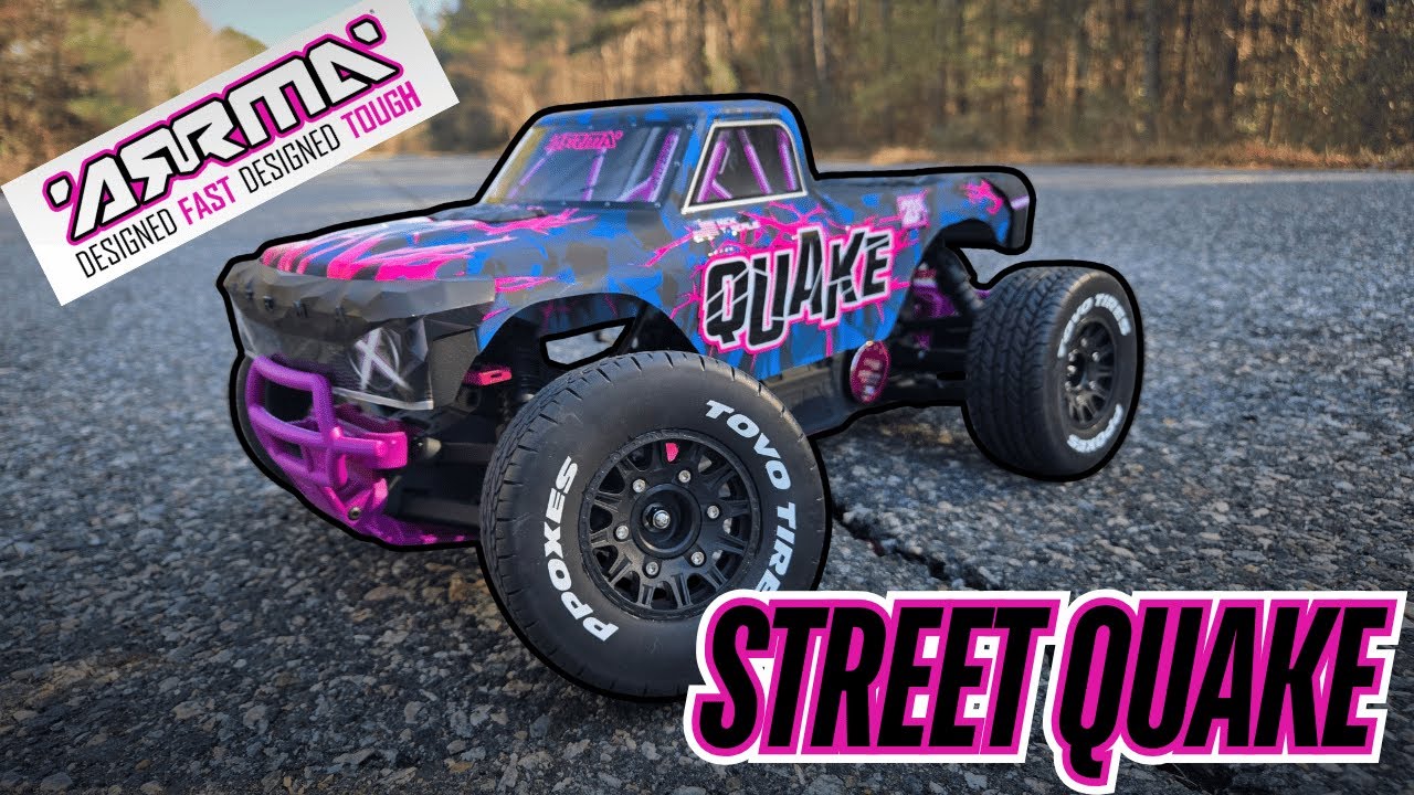 Сборка и тестирование монстр-трака Arrma Street Quake