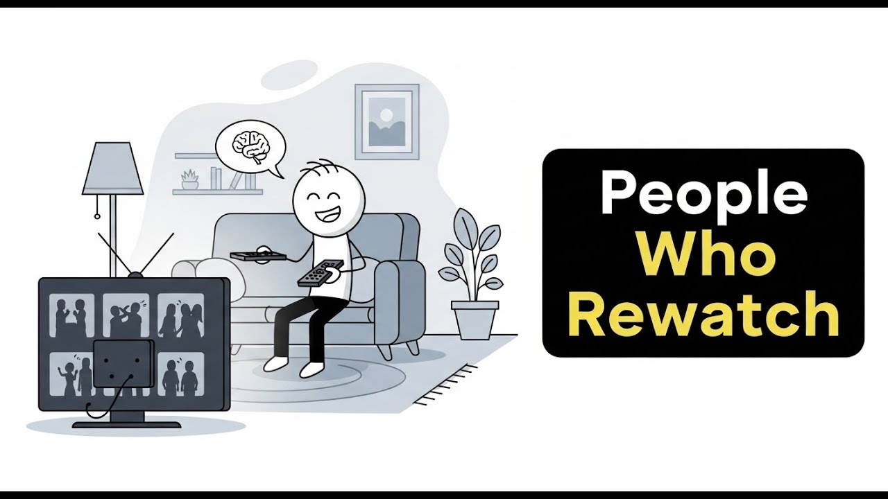 Psychology of People Who Rewatch TV Shows And Movies