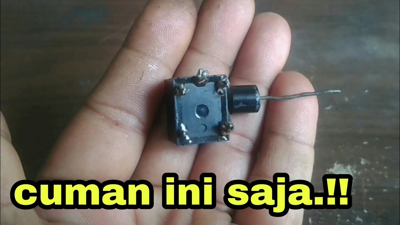 PENGAMAN MOTOR OTOMATIS LEWAT KLAKSON Cuman modal ini