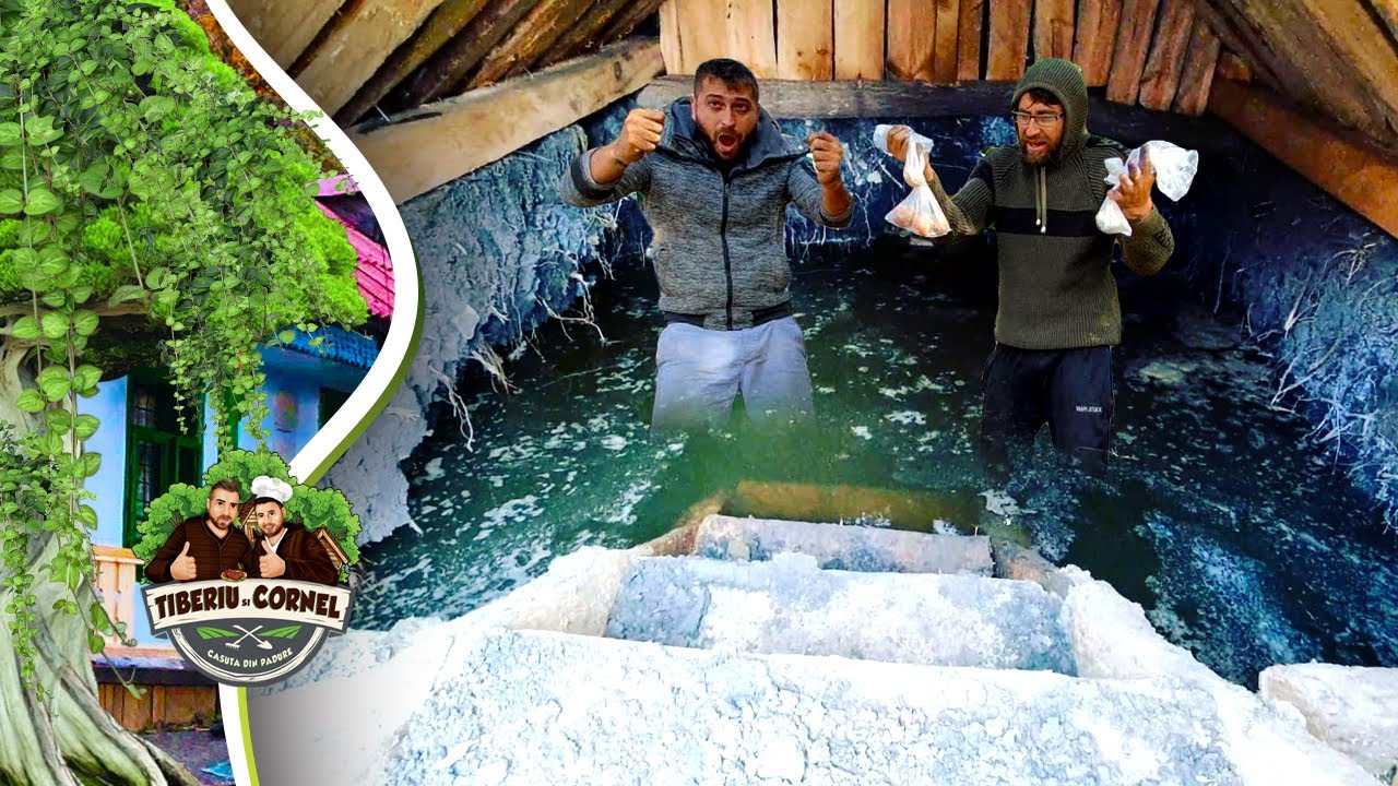 Beciul de la casuta din padure s-a transformat în piscina ! ⚡ Tiberiu si Cornel