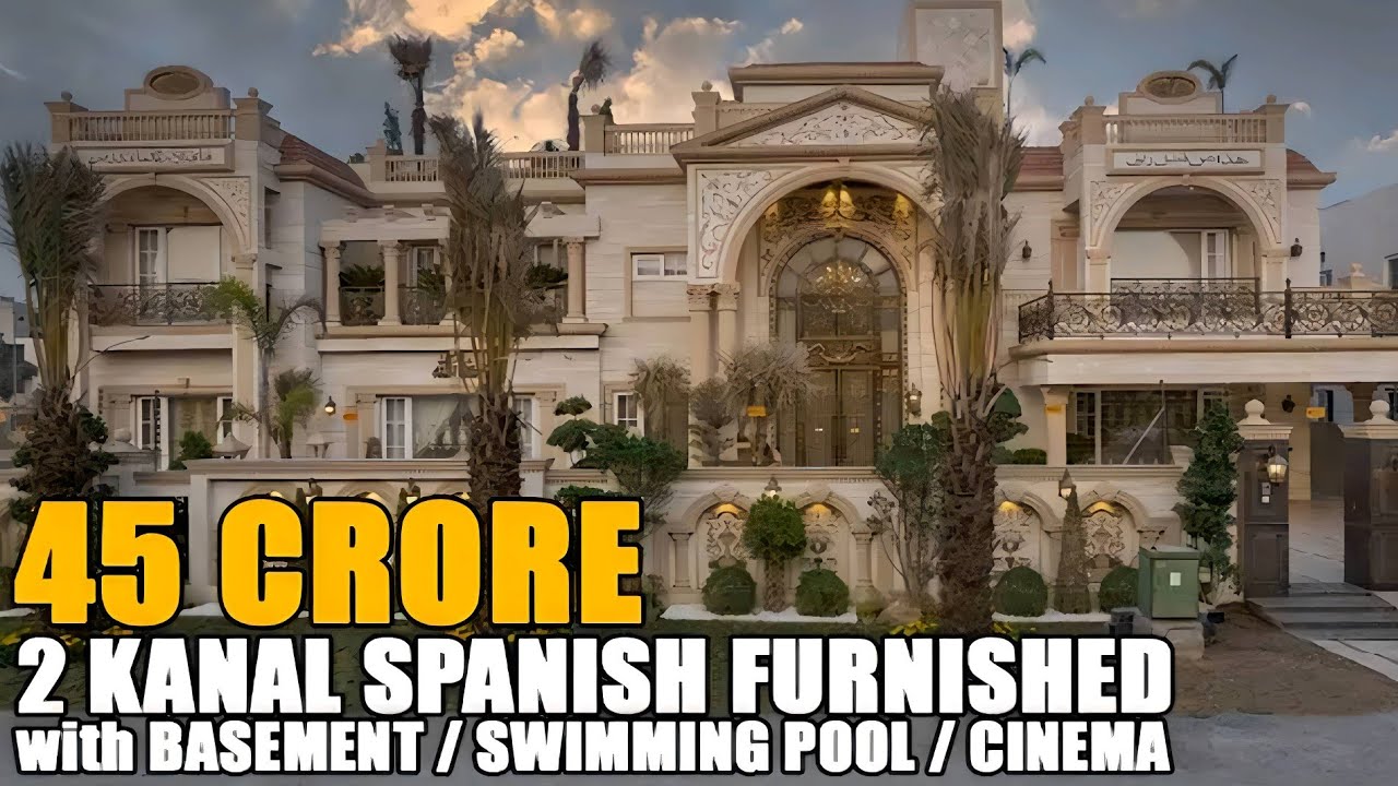 2 Kanal Luxury Spanish Full Furnished ROYAL PALACE For Sale in DHA Lahore | Vlog-181