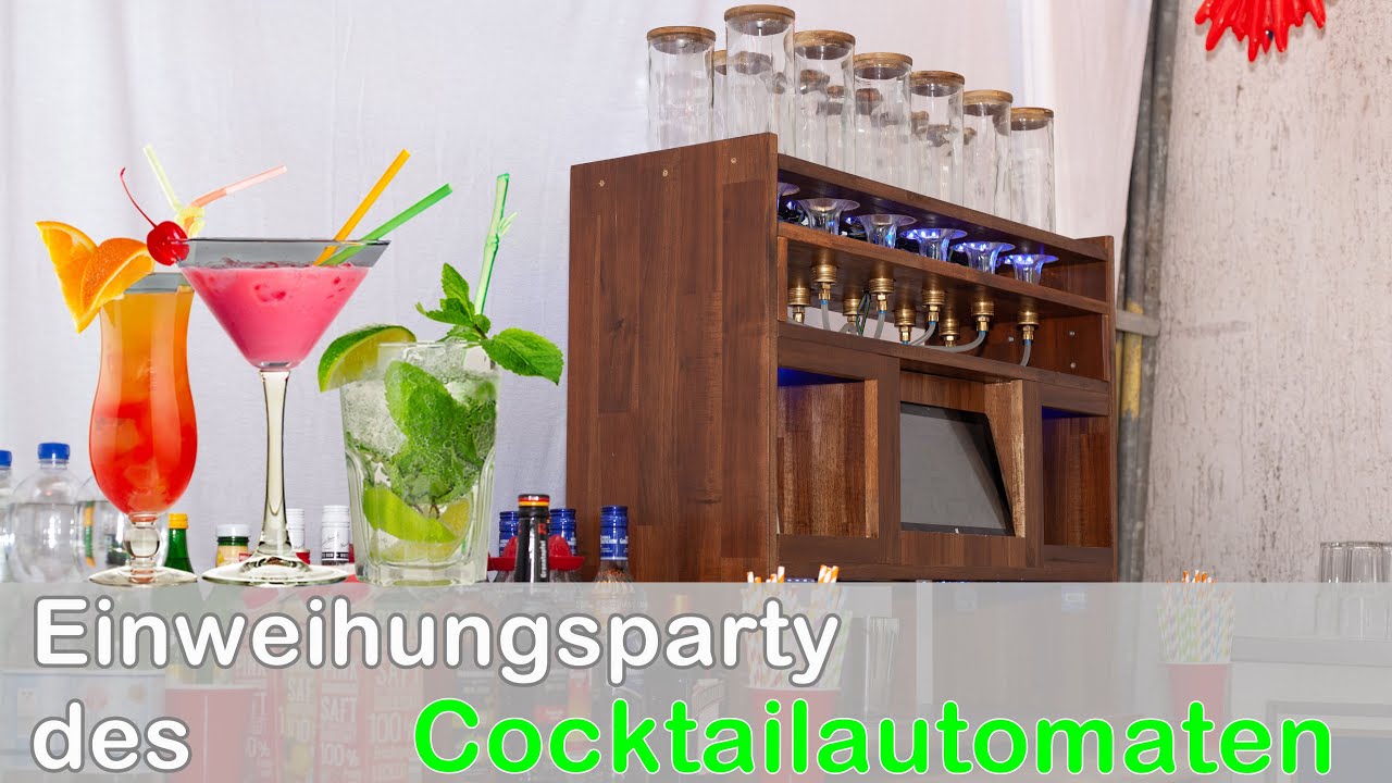 Einweihungsparty für die Cocktail-Maschine - ADJ Asteroid 1200 zum 1. Mal im Einsatz