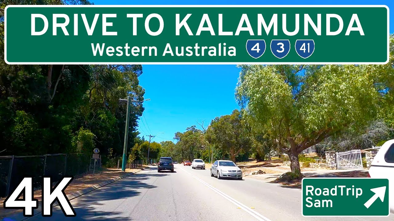 Drive to Kalamunda - Perth, Western Australia - 🇦🇺 4K / Raw Audio / POV