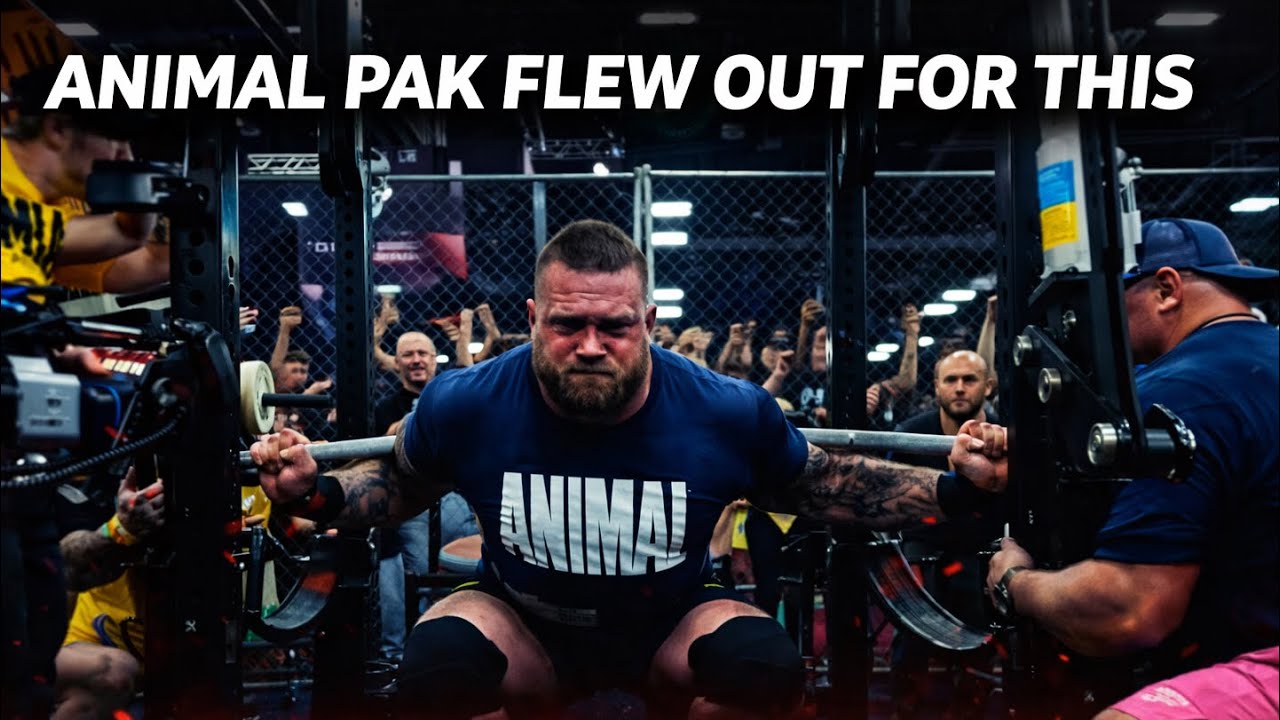 Animal Pak Flew Out for This… | Justin Zottl 551LB Bench PR | Clash of Titans Ep.10