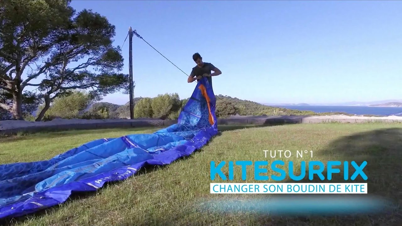 Enlever et remettre un boudin de Kite avec Kitesurfix