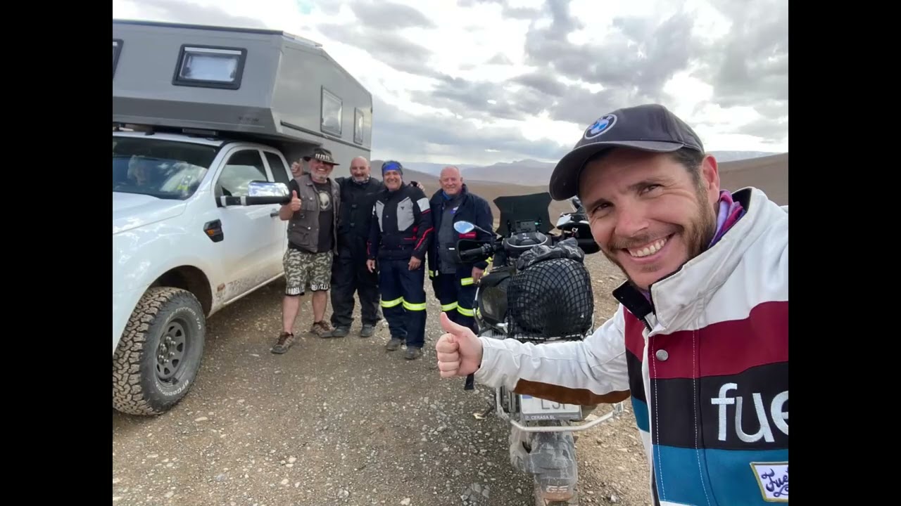 moto marruecos :  2ª PARTE : AGOUDAL  - GARGANTA  DEL DADES