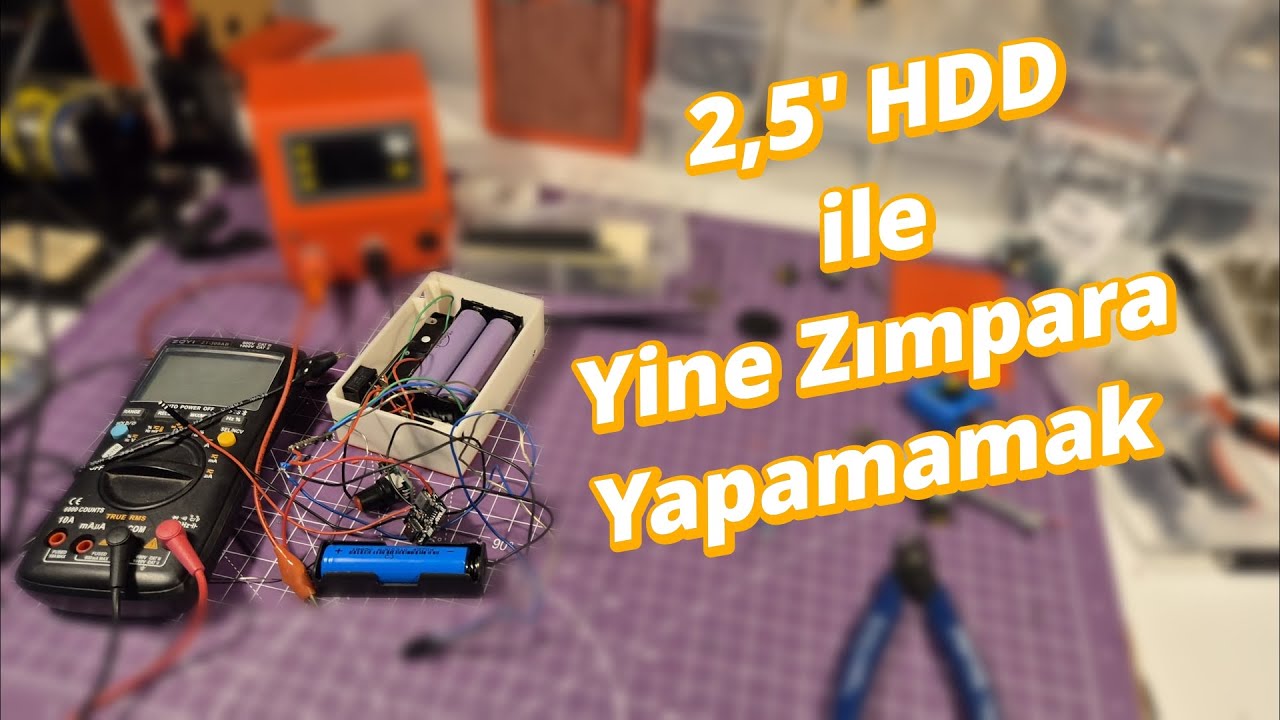 2.5 İnç Harddisk ile Yine Zımpara Yapamamak!