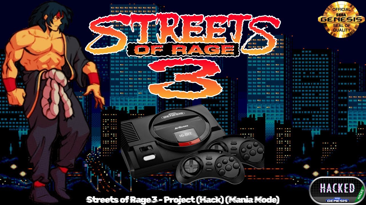 Streets of Rage 3 - Project (Shiva) (Genesis/2021) (Hack) (Gameplay)
