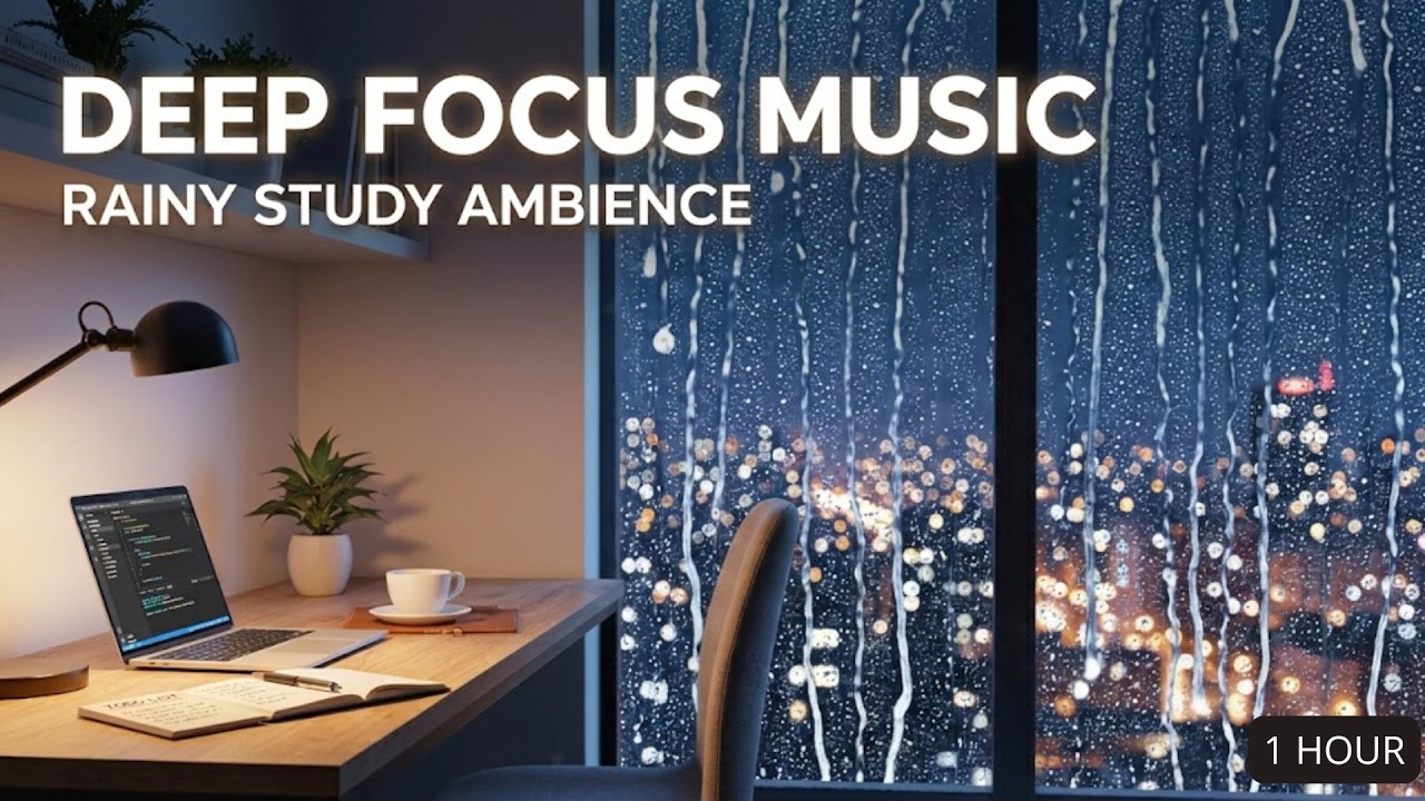 Focus & Relax Music for Work, Study & Productivity  Calm Background Music