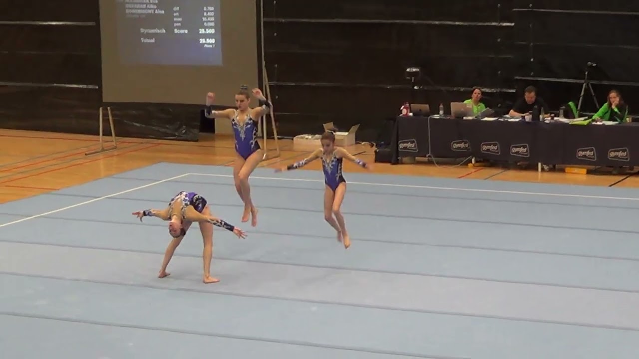 2022 Acro KT Aalst niveau A 12/19 Balans Maysae Jinte Lisa Vlaams Mariakerke