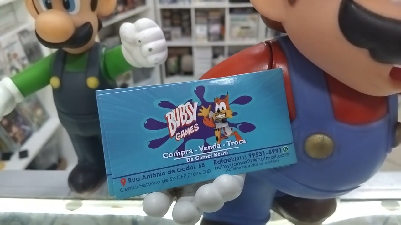 Visitando loja de games BuBsy games
