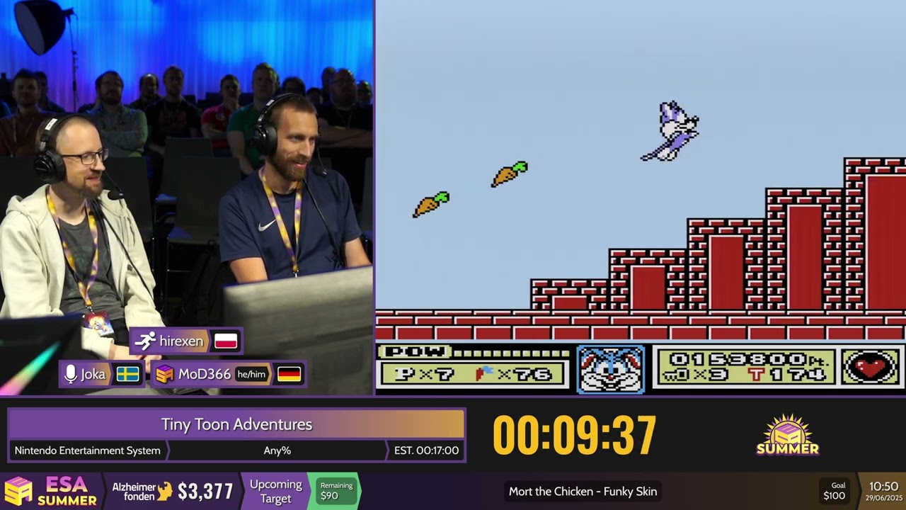 Tiny Toon Adventures  [Any%] by hirexen - 