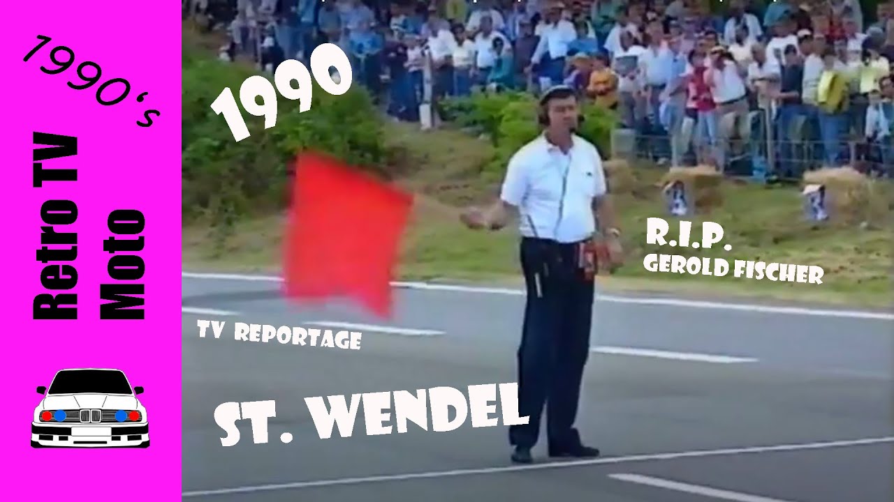 Motorrad Rennen St Wendel 1990 | Retro TV SR Report | R.i.P. Gerold Fischer | IDM | ADAC Saarland
