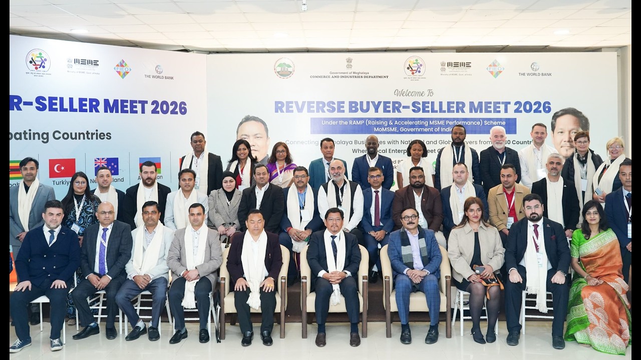 CM Conrad Sangma at B2B Meet: Shifting Perspective to Turn Local Limits into Global Opportunities