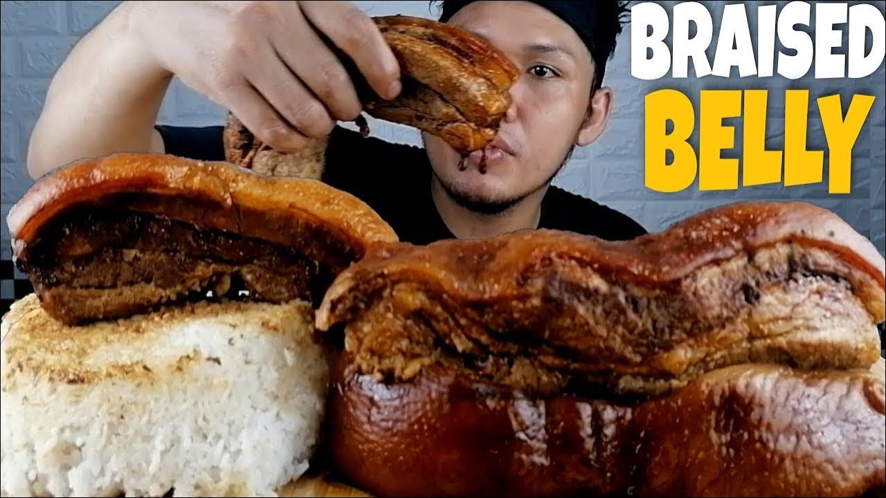 BRAISED PORK BELLY Mukbang ASMR | Mukbang Philippines 