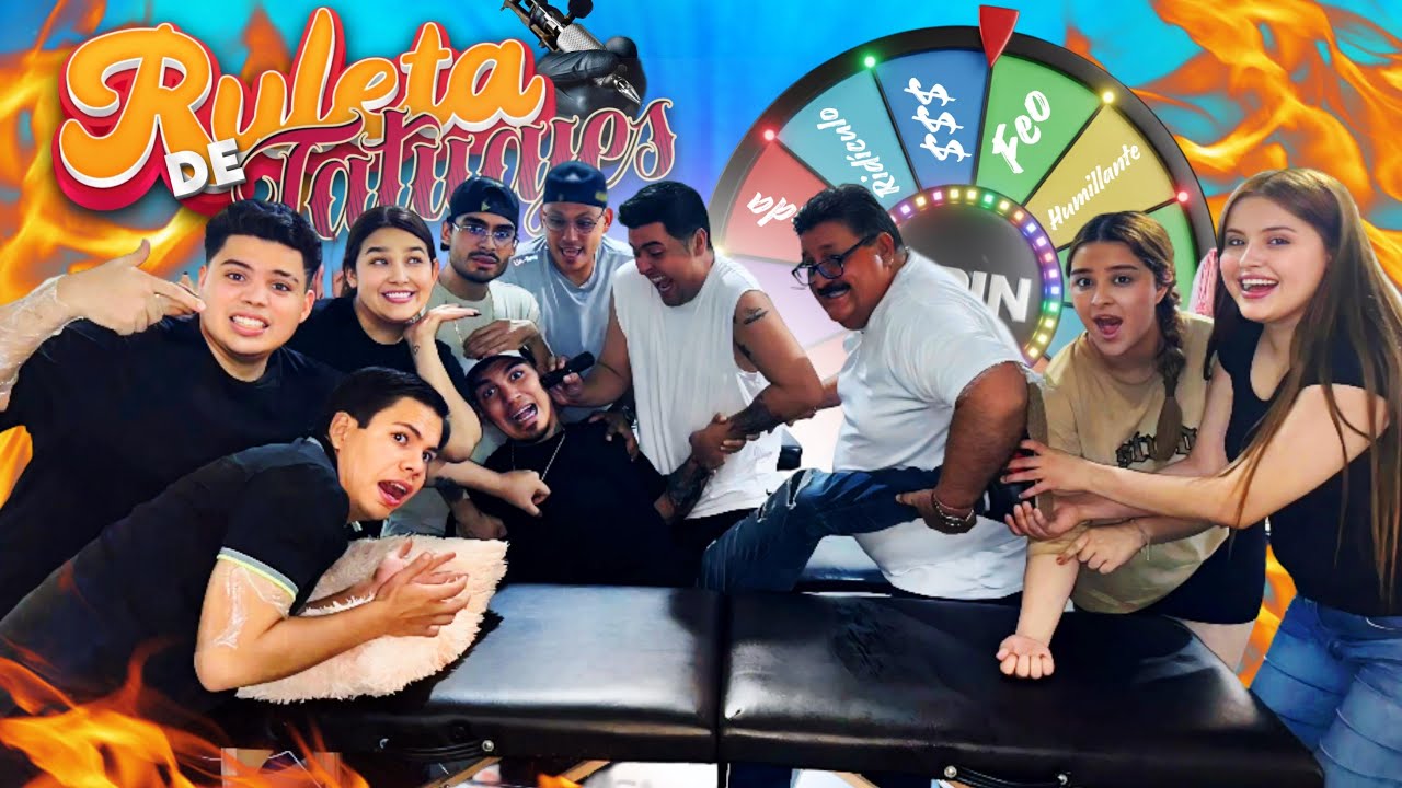 JUGAMOS RULETA DE TATUAJES HORRIBLES  