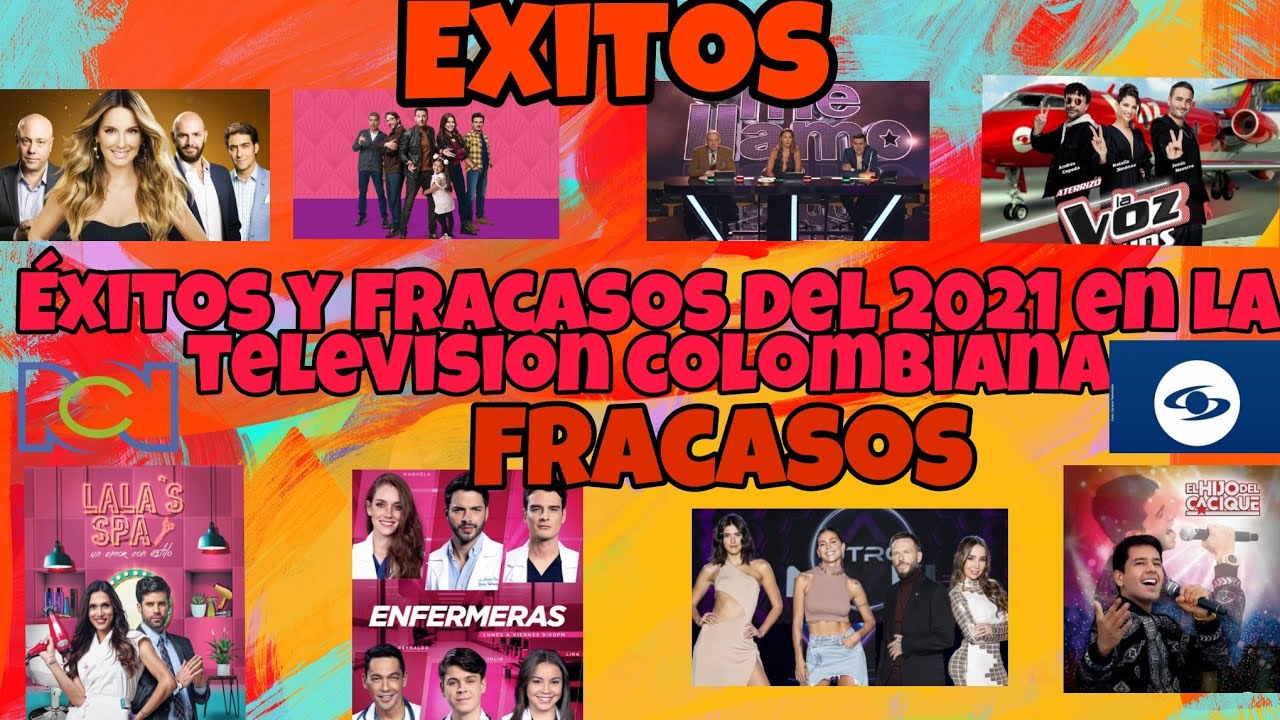 EXITOS Y FRACASOS DEL 2021 en la televisi&oacute;n colombiana
