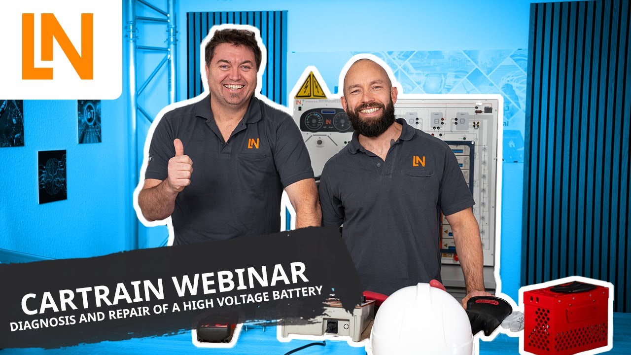 Realistic HV Battery Repair Training with LN's CarTrain & Cell Balancer | Webinar