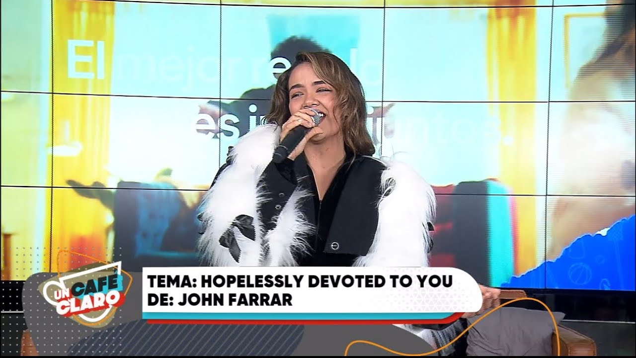 Alondra la cantante en Un Café Claro - ClaroTV