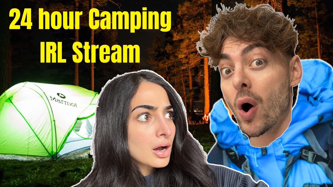 24 HOUR IRL CAMPING STREAM. TODAY I REDEEM MYSELF!!!!!!!! (PART 21)