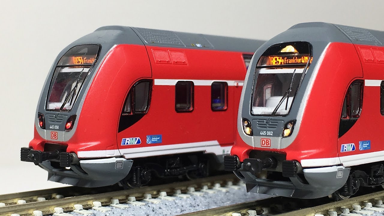 BRAWA 64502,64503 TWINDEXX Vario DB Regio BR 445 (ET445) Modellbahn Spur N / DCC Sound