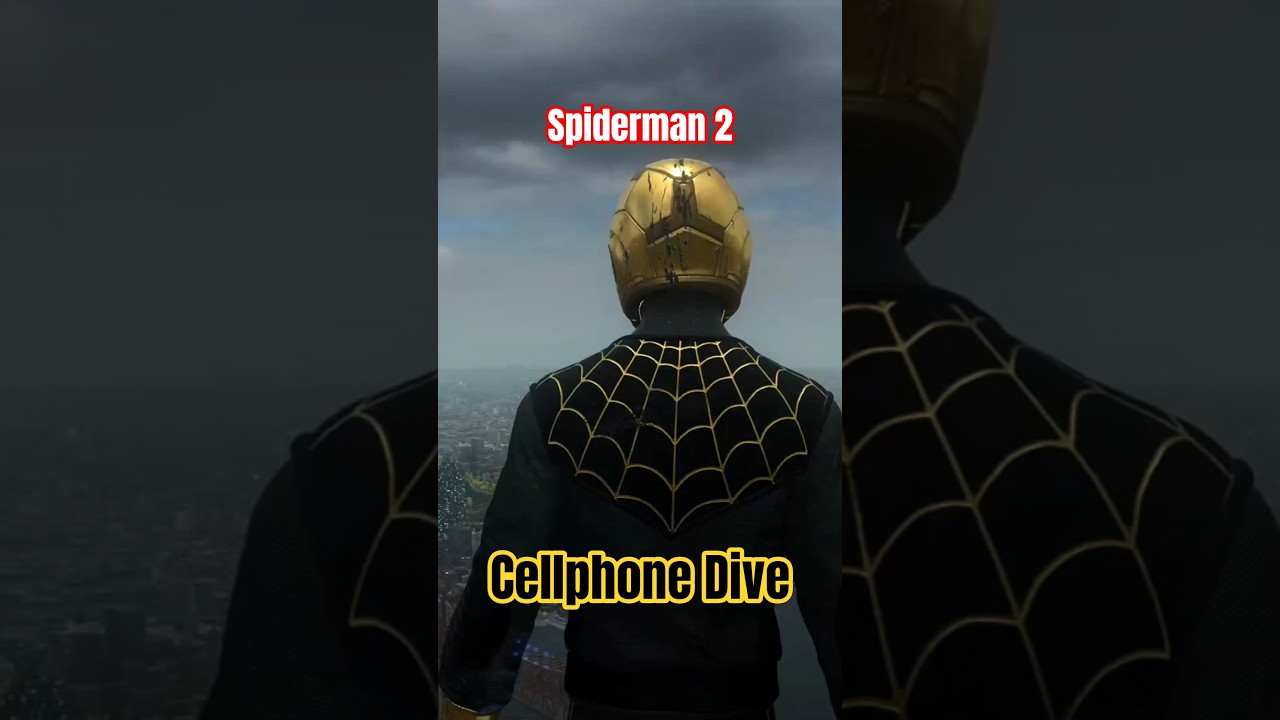 Marvel's Spiderman2 Cellphone Dive Tricks | ps5 gameplay 