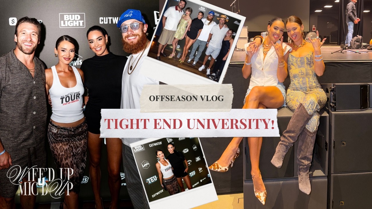 Offseason Vlog! | Claire Kittle & Kristin Juszczyk Take TEU