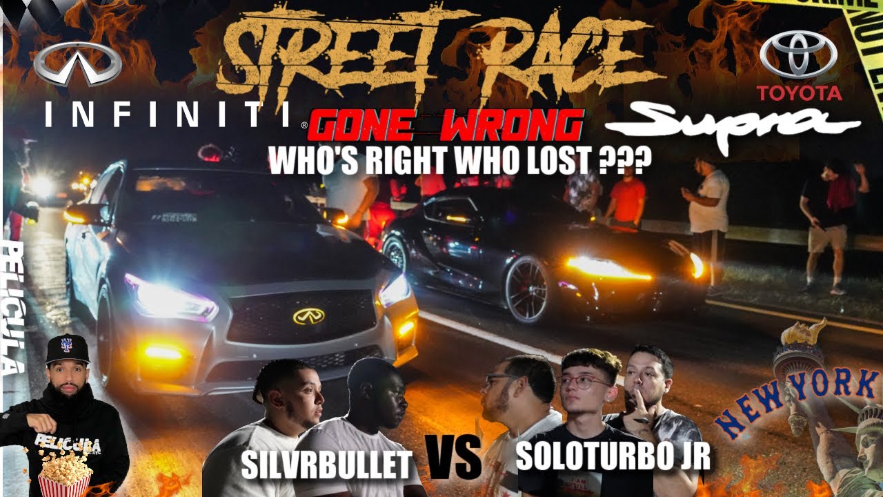 УЛИЧНЫЕ ГОНКИ: МОДИРОВАННЫЙ Q50 ПРОТИВ МОДИРОВАННОЙ SUPRA MK5 🔥 (VR30 ПРОТИВ B58) ВСЕ ПОШЛО НЕ ТА...