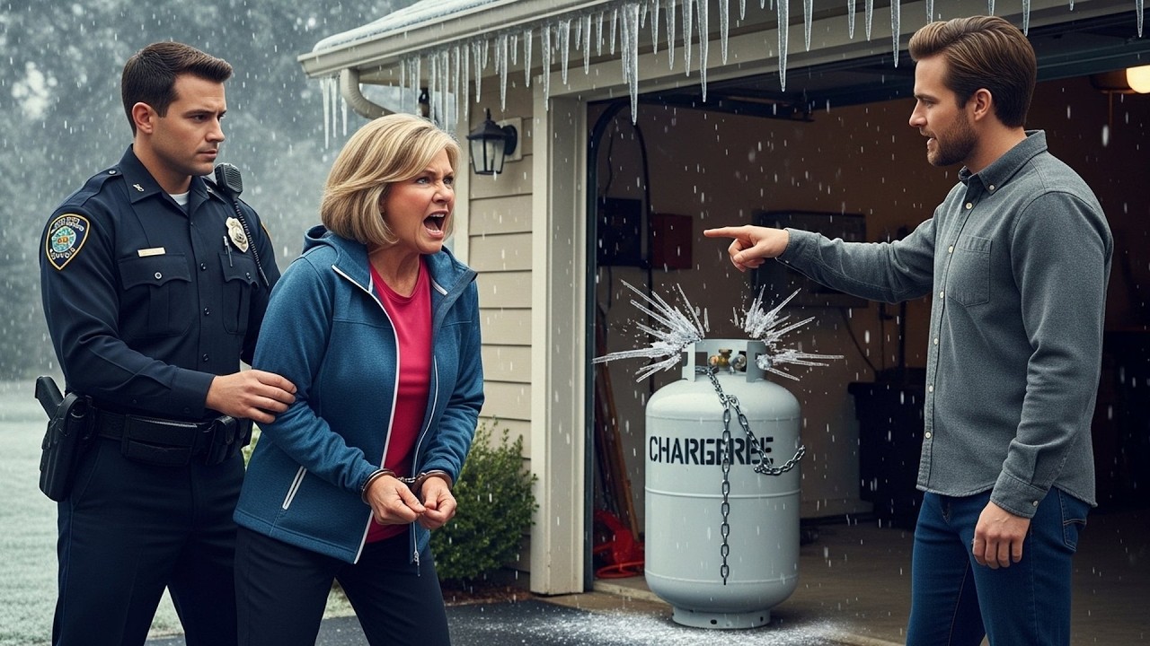 Члены ТСЖ по имени Карен украли мой баллон с пропаном во время шторма, и меня арестовали за кражу...