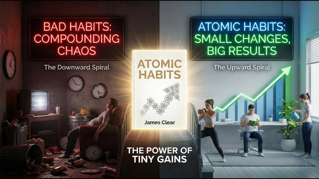 How to Break Bad Habits in 4 Steps: James Clear's Proven Formula 🚬✅