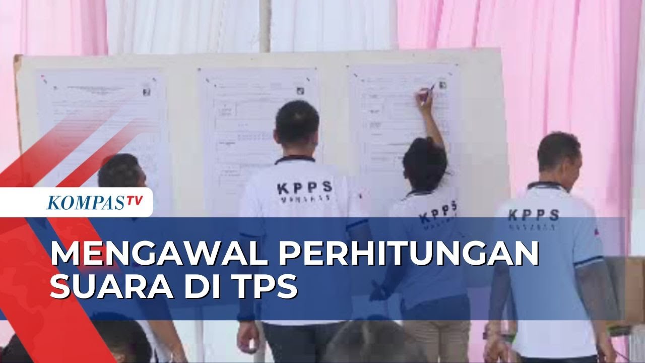 Pantauan Penghitungan Suara Pemilu 2024 di TPS Tempat Anies Baswedan, Gibran, dan Ganjar Mencoblos