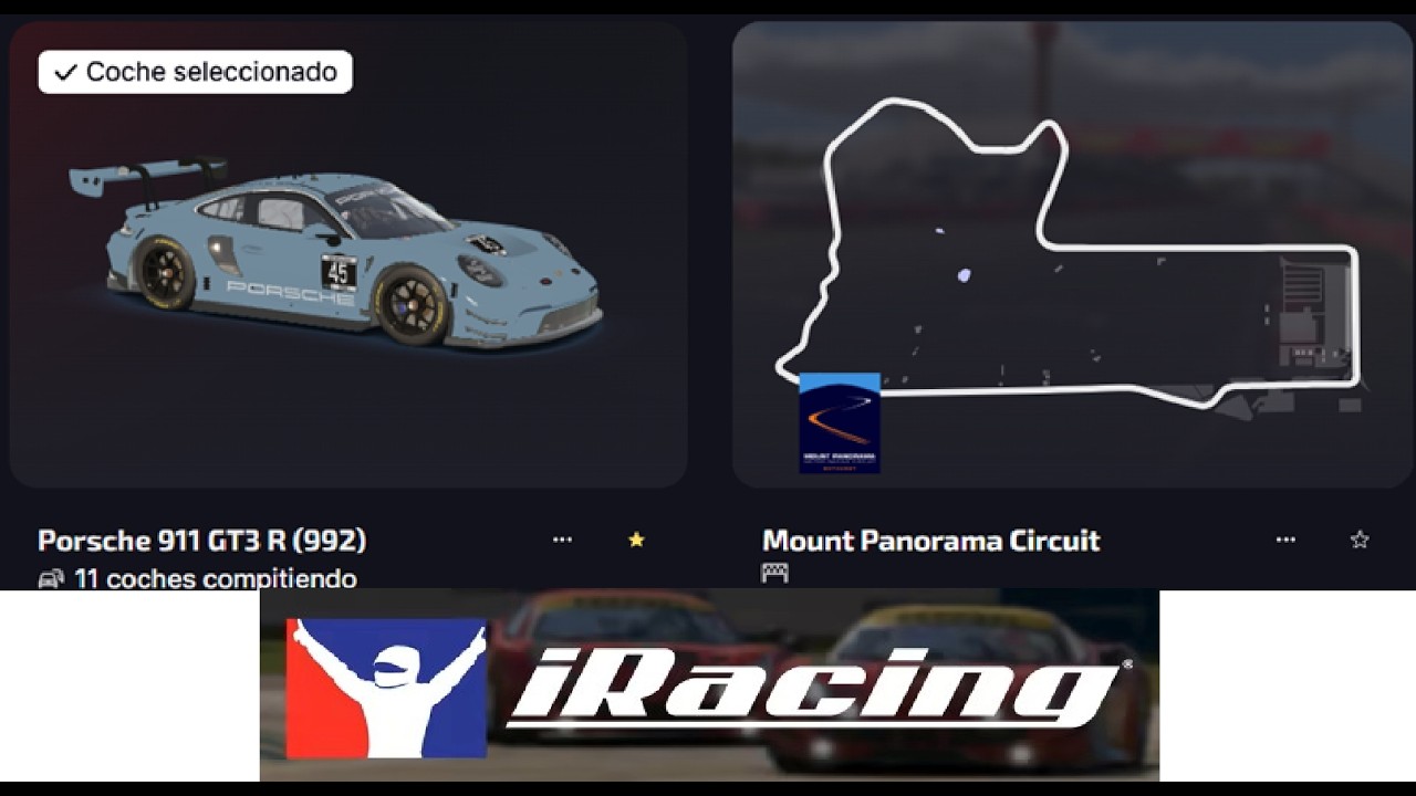 Porsche 911 GT3 R 992 // iRacing // Moza R9 // Mount Panorama, Australia // Bathurst