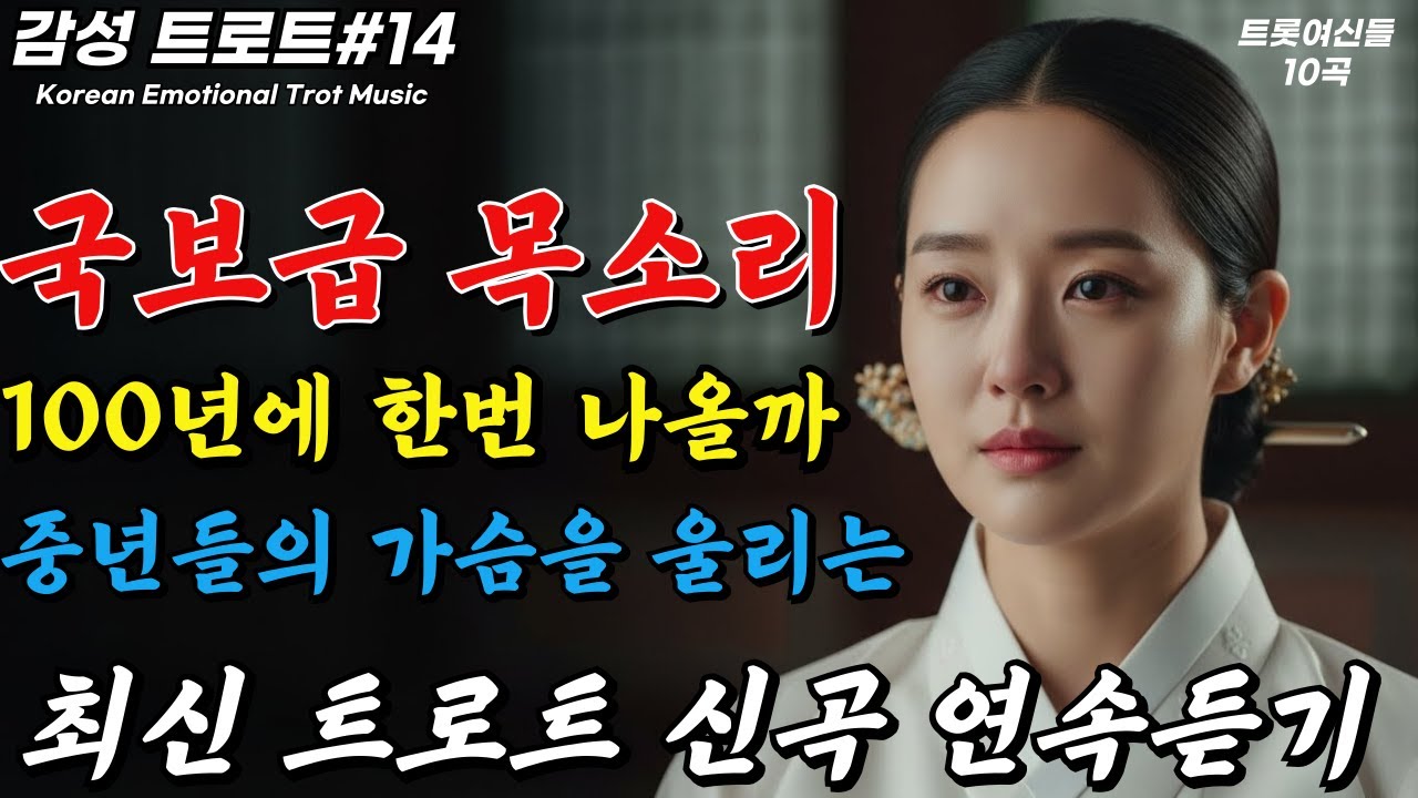 국악 트로트 사극 OST 감성 | 감성 트로트 모음 #14🌙 잔잔하게 스며드는 중년을 위로하는 노래 | 7080 인생 트로트 | 1시간 연속듣기