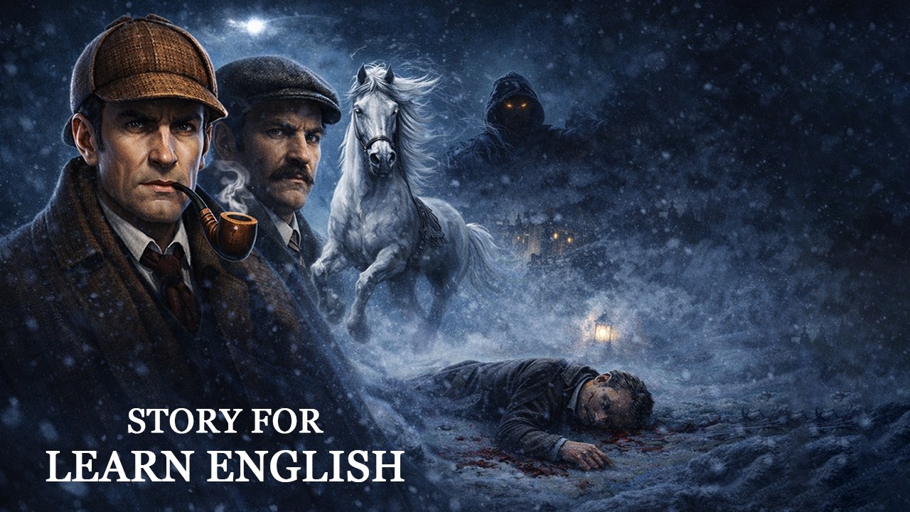 Sherlock Holmes: The Silver Blaze | A Silent Mystery | British English Story (Intermediate)