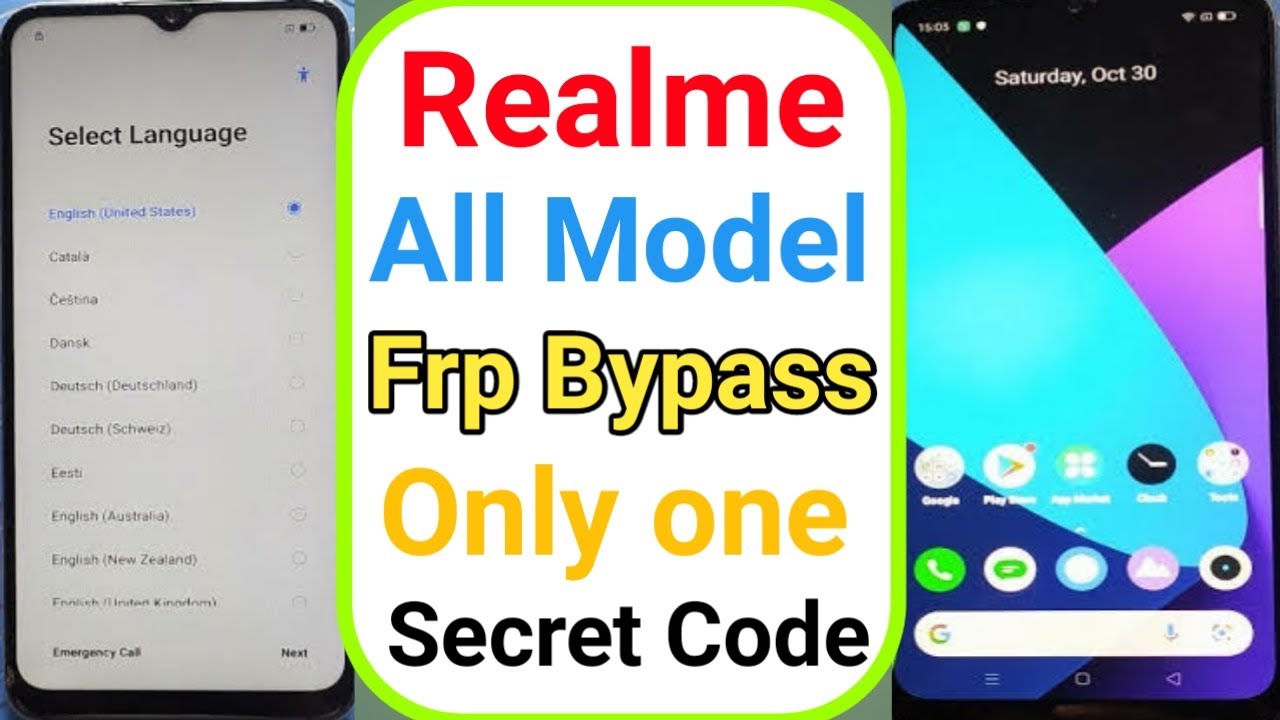 Realme All Model Frp Bypass/Google Account Account Remove Only One Click By Hindi Indian Technology