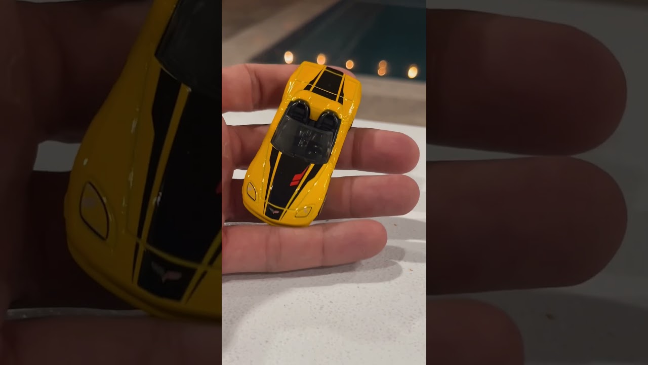 My wheel swapped C6 Corvette hotwheels. 